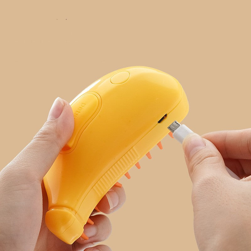 Brosse à Vapeur 3 en 1 pour Chien et Chat – Toilettage Vapeur