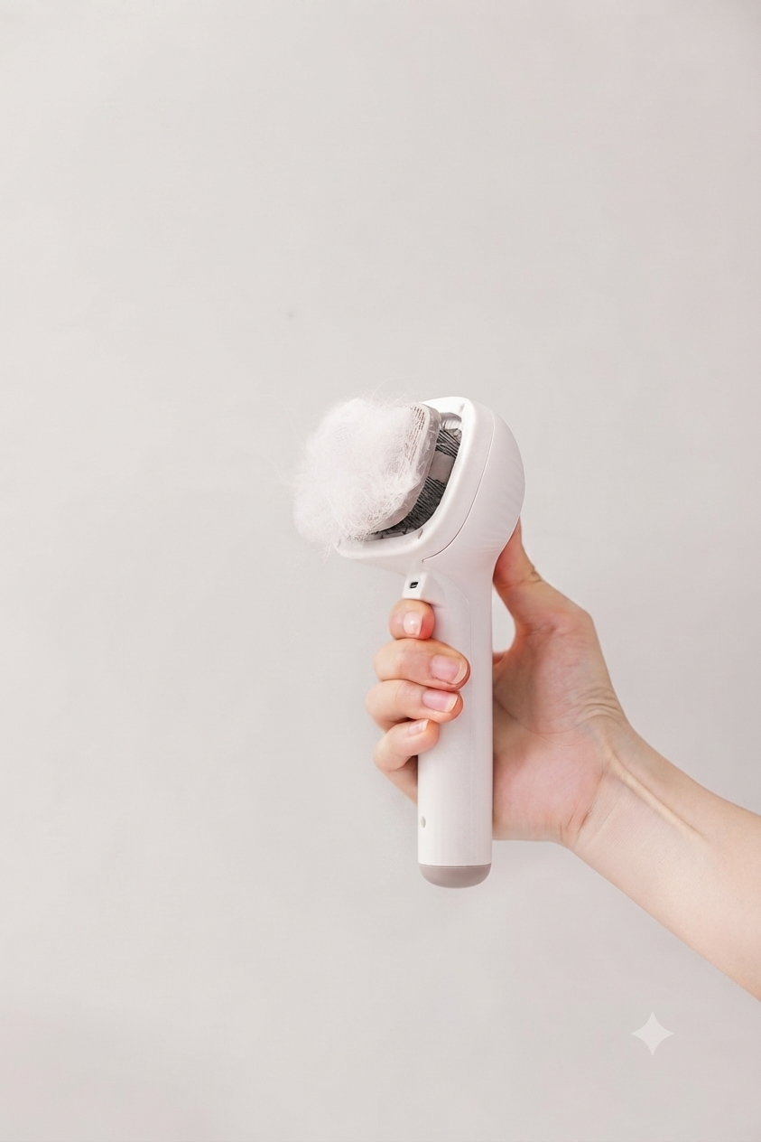 Activation du vaporisateur - bouton de diffusion de vapeur pour le toilettage - Fetchypaw